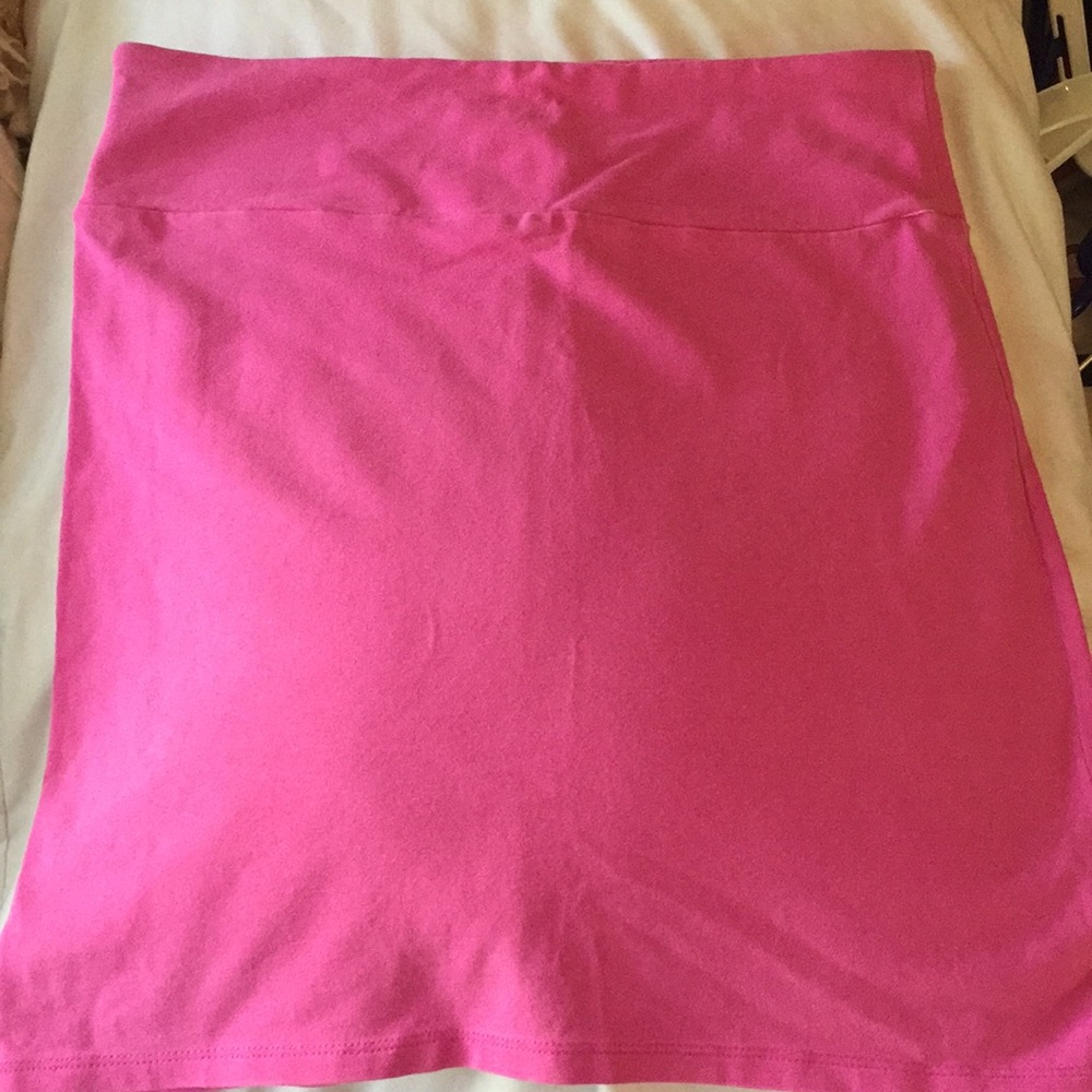 Pink skirt